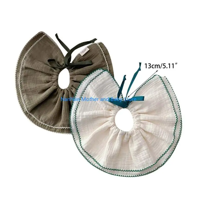 2xBaby مريلة لحديثي الولادة من القطن للتجشؤ مع رباط قابل للتعديل #6