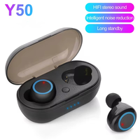 Y50 TWS wireless headphones sport earphones bluetooth Gaming Headset Microphone Phone Wireless Earbuds For xiaomi lenovo