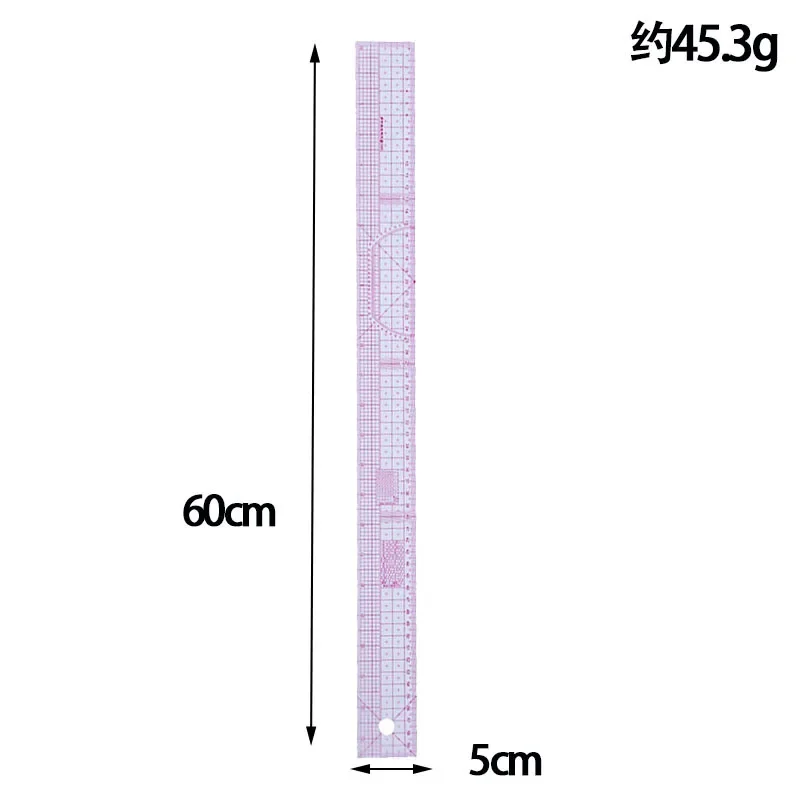 1pc French Curve Ruler Soft Patchwork Ruler Measure Tailor Drawing Template DIY Fabric Cutting Measuring Ruler Sewing Tool Kits