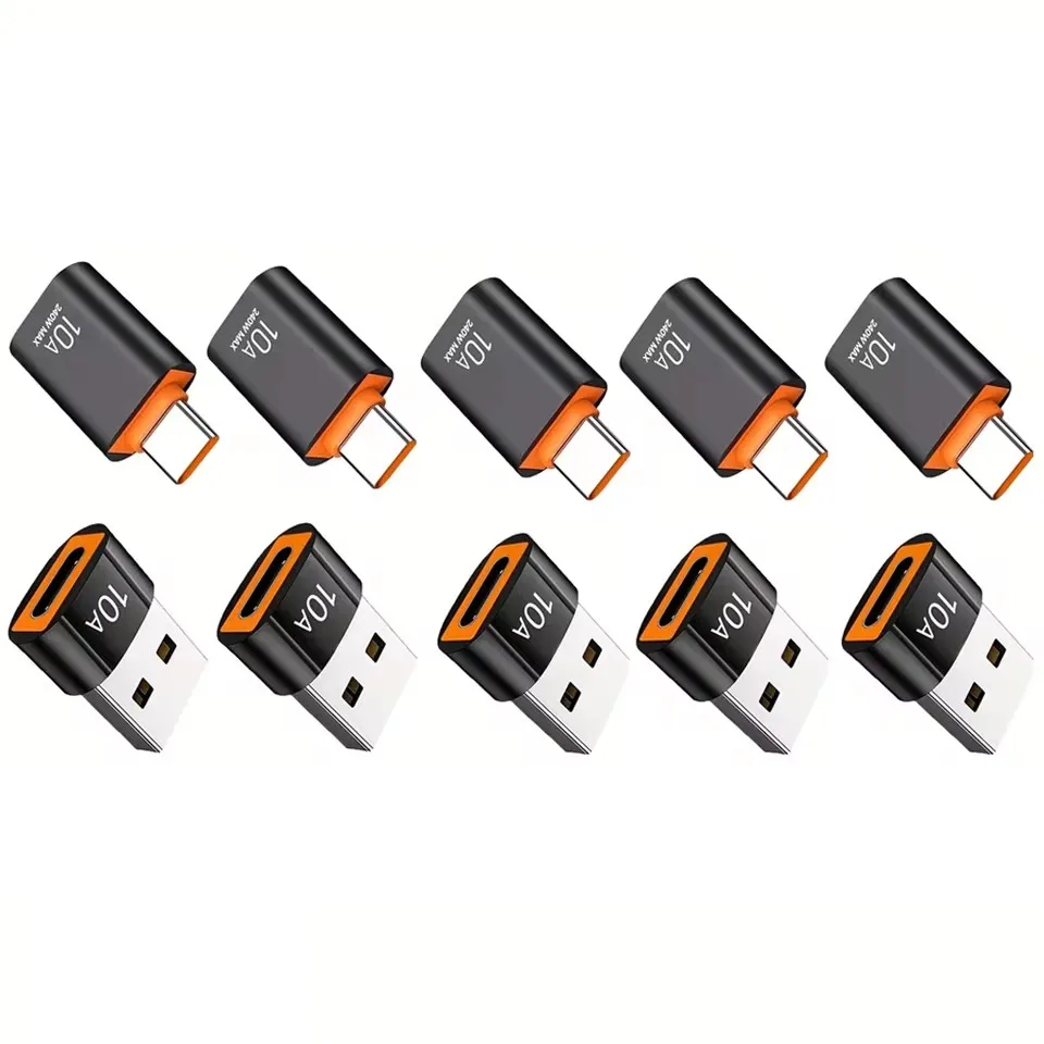 10A USB A To USB C OTG Adapter Type C to USB Converter USB 3.0 Adapter For Xiaomi 14 MacBook USB To Type C OTG Connector image 3