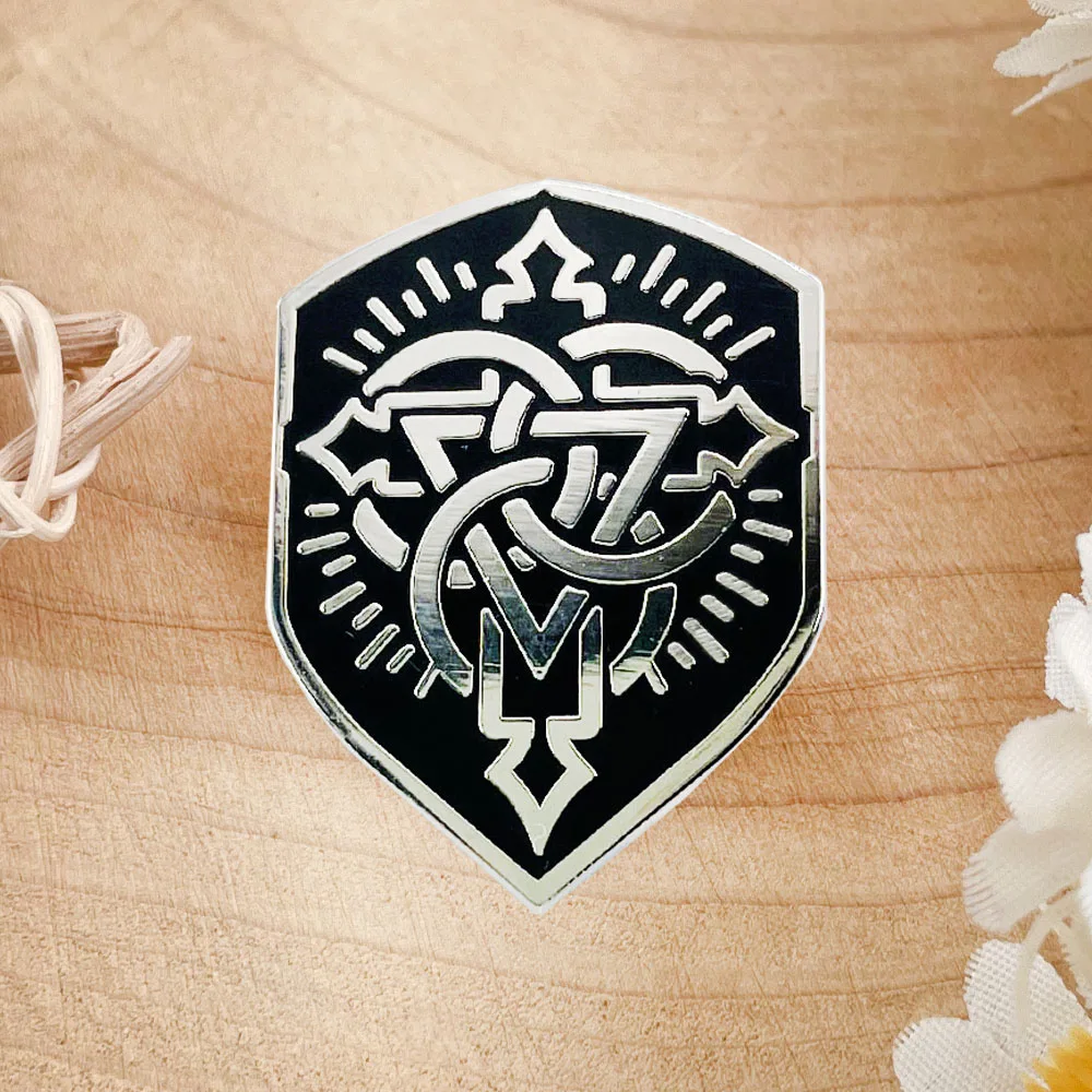 Blue Archive Game Brooch School Logo Trinity General School Badge Clothing Bags Accessories Player Collection Gifts