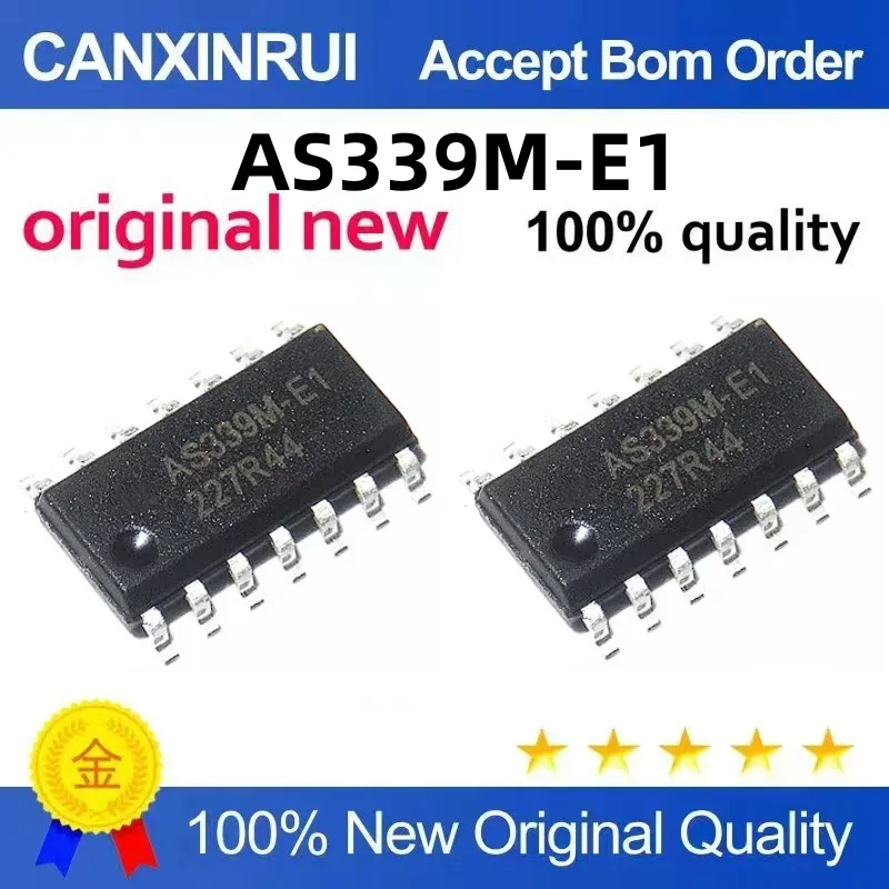 (5-100 pieces) New stock AS339M-E1 SOP-14 AS339M