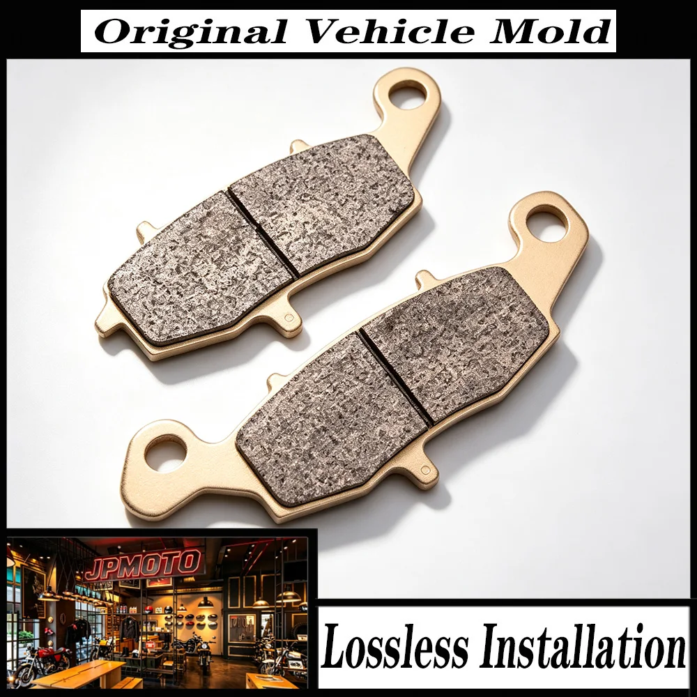 For Kawasaki VN800 VN 800 Drifter VN900 VN 900 Vulcan Classic LT Custom 1999-2014 Motorcycle Brake Pads Copper Sintered Kit view 4