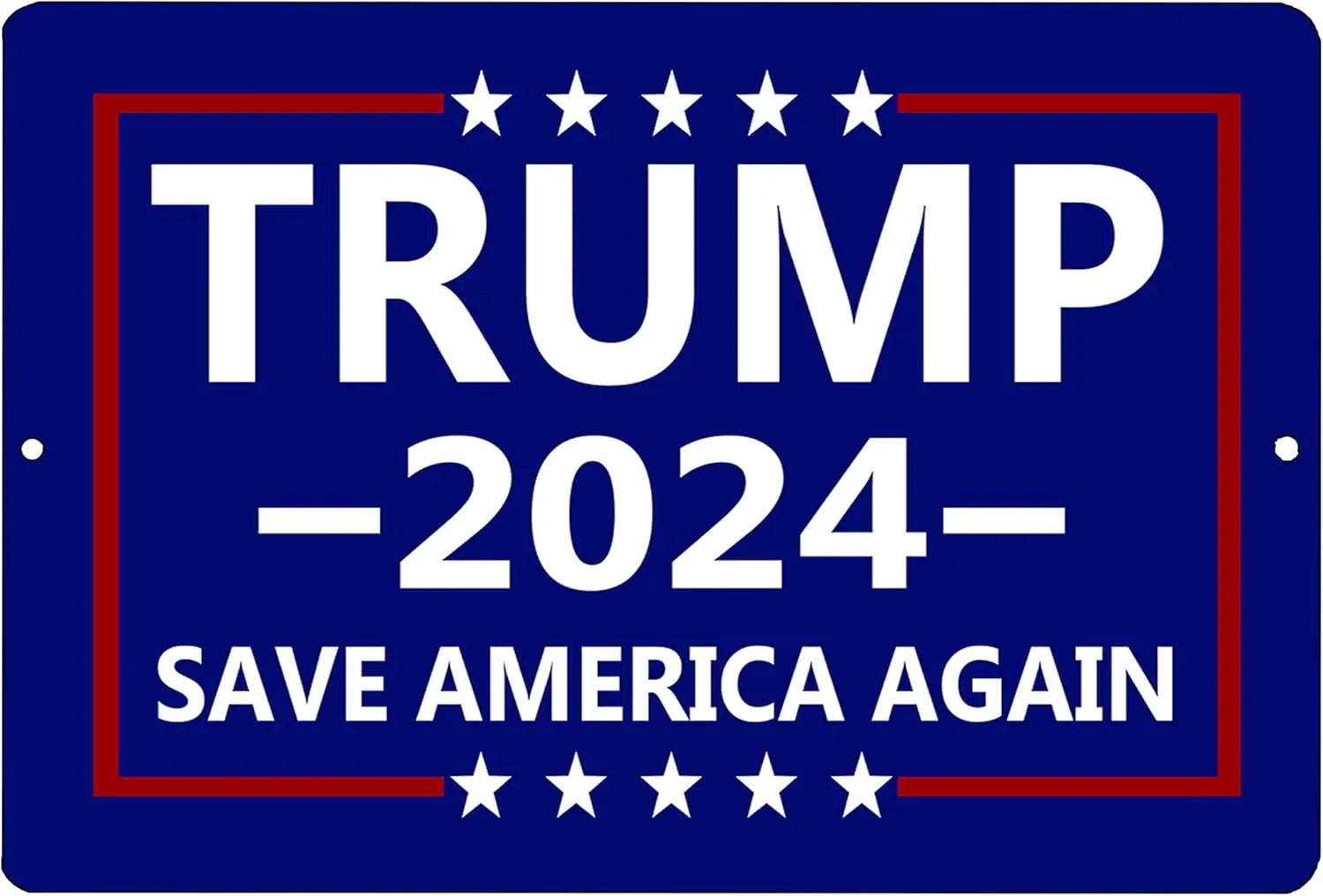 Rogue River Tactical  Trump 2024 Metal Tin Sign Wall Decor Man Cave Bar Save America Again Gift For Conservative or Republ