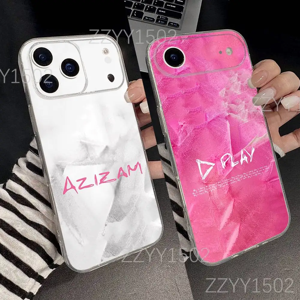 

E-Ed Sheeran Azizam For iPhone 7,8,17,16,15,14,13,12,11 Pro,Max,Plus,X,XS,XR,SE4,E Mini Transparent Soft Phone Case