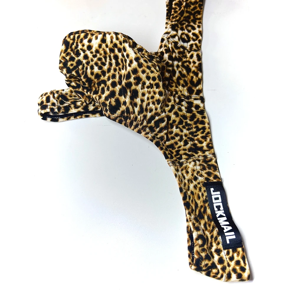 Leopard Print Sexy Men Bikini Brief Underwear Slip Hombre Calzoncillos Jockstrap Thong Men Briefs Pouch Cuecas Gay Underwear view 5