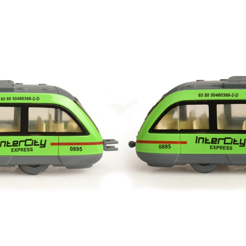 Modelo de tranvía del metro extraíble de aleación 1:87, juguete de tren de embalaje original, sonido y luz simulados, venta al por mayor