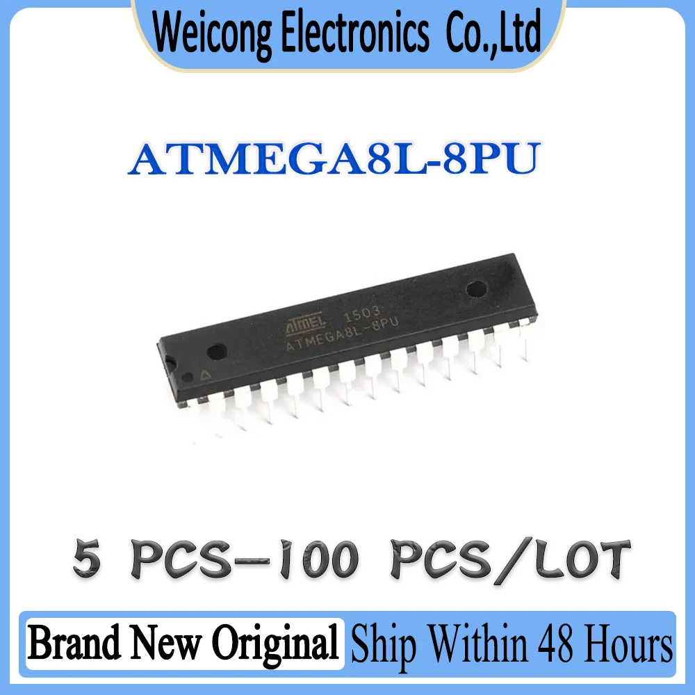 

100% Brand New Original ATMEGA8L-8PU ATMEGA8L-8P ATMEGA8L-8 ATMEGA8L ATMEGA8 8L-8PU ATMEGA IC MCU Chip DIP-28