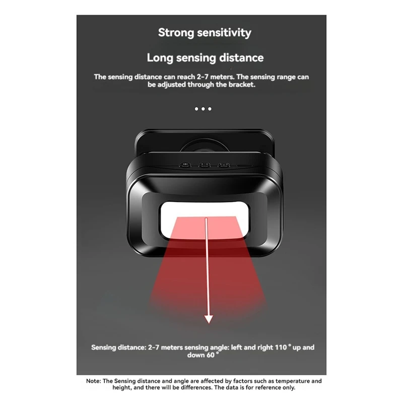 Rechargeable Smart Welcome Doorbell Welcome Sensor Wireless Welcome Doorbell Voice Reminder For Store Entrance