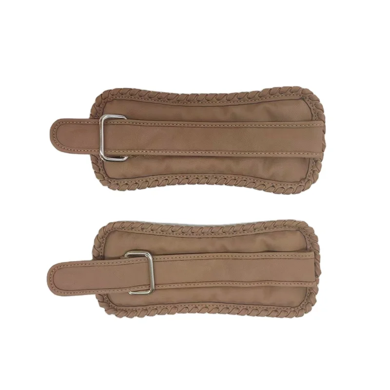 أحدث تصميم قابل للتعديل وزن الكاحل PU لينة الحديد الذراع الساق قوة التدريب الرمل شعار مخصص الاسلوب المناسب