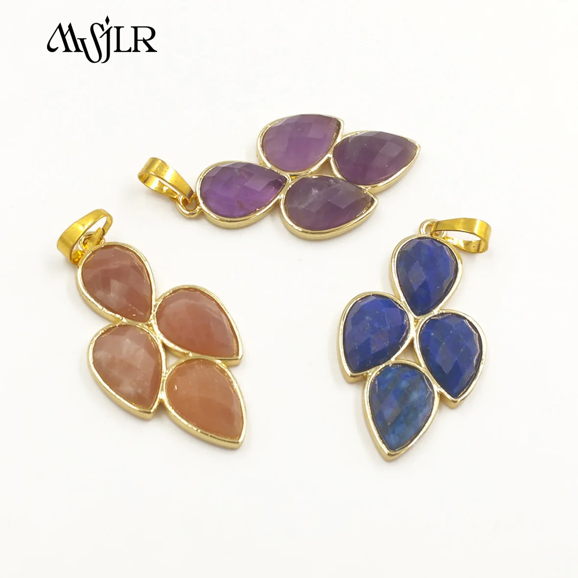 

SP-003 2023 Joker Style Natual Stone Women Wedding Party Drop Shape Pendant Grand Design Jewelry Beautiful Accessory Hot