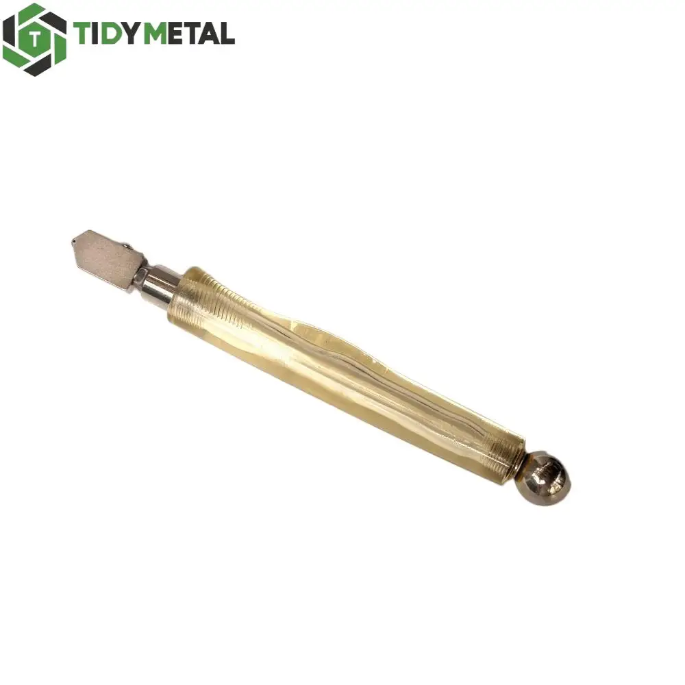 Industrial Grade Professional Metal Glass Cutter with Sharp Knife Wheel Plastic Handle for Cutting Glass Tiles Mirrors