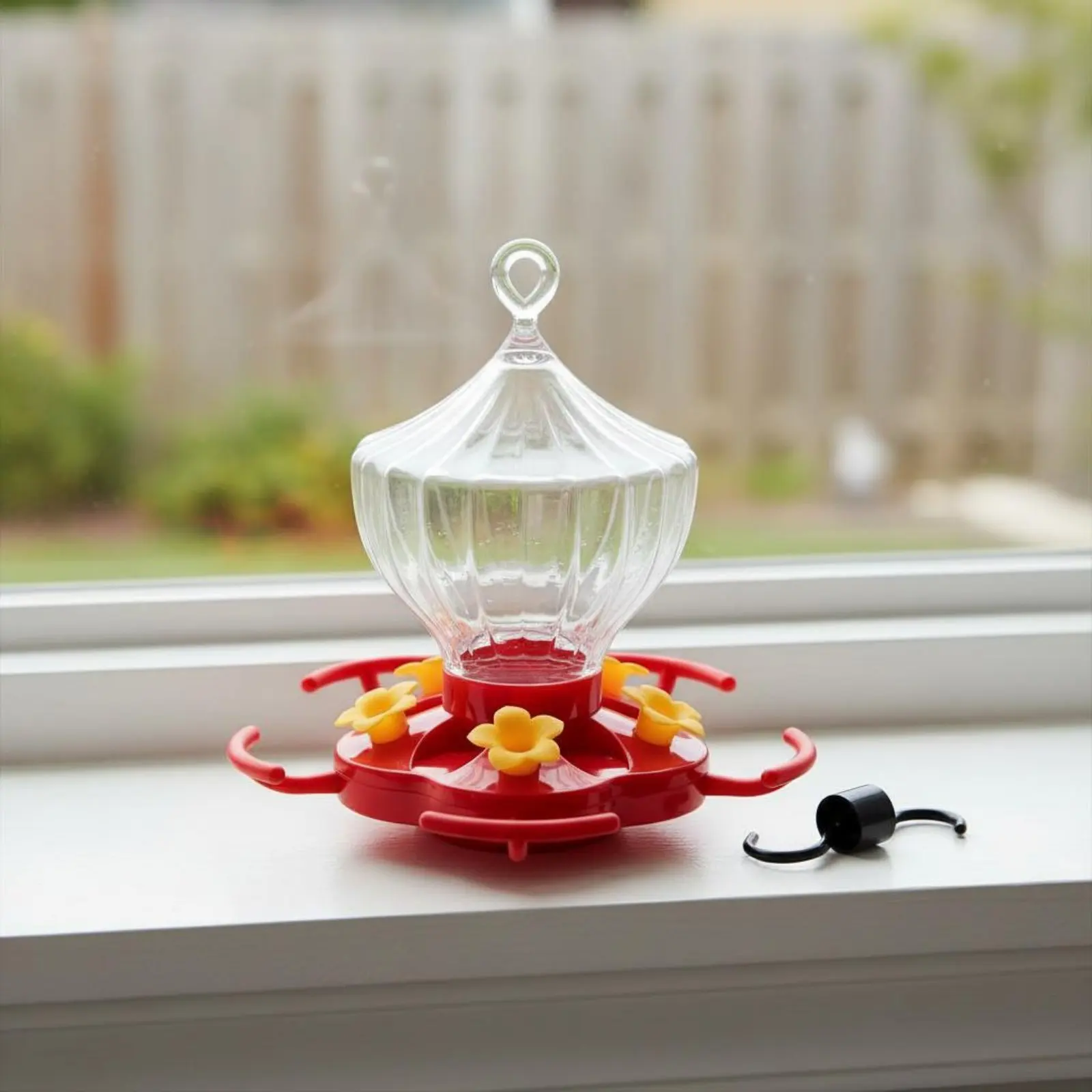 Hummingbird Feeder Anti Ant Hanging Hummingbird Feeder Wildlife Supply Decorative for Outdoor, Garden