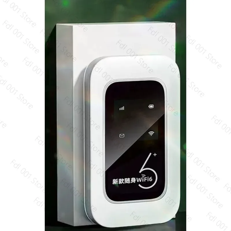 Portable 5G WiFi 6 Travel Router eSIM & SIM Card Slot Global Use Fast Internet for Outdoor Trip