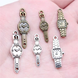 20pcs Watch Charms DIY Crafts Making Findings Handmade Tibetan Jewelry For Jewelry Making