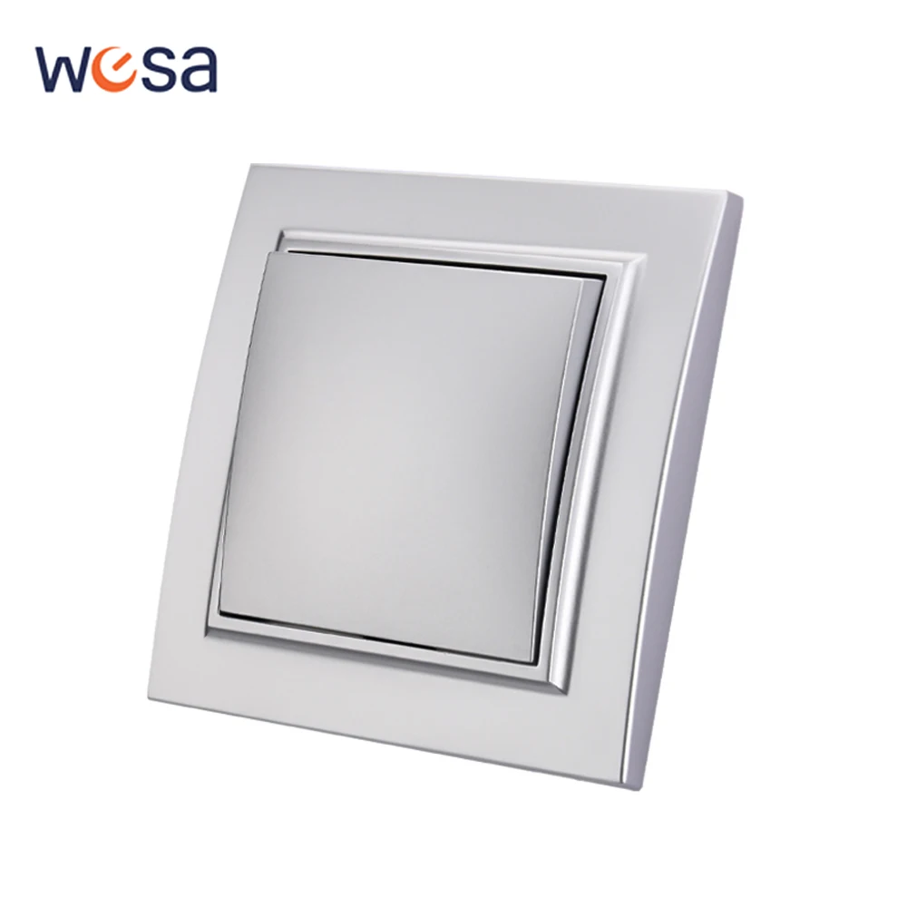 Silvery 1 Gang 1 Wa… - image