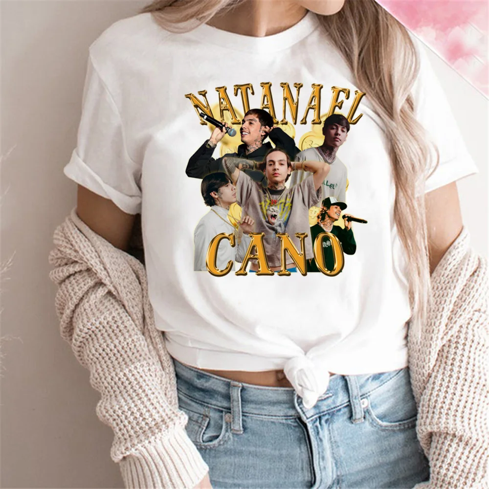 Natanael Cano Tee women graphic streetwear comic t-shirts girl harajuku graphic 2000s clothes