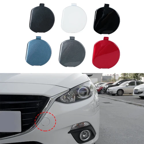 Para Mazda 3 Axela 2014 2015 2016 cubierta de gancho de remolque de parachoques delantero de coche tapa de remolque remolque tapa de ojo de transporte BHN1-50-A11-BB BHN150A11BB