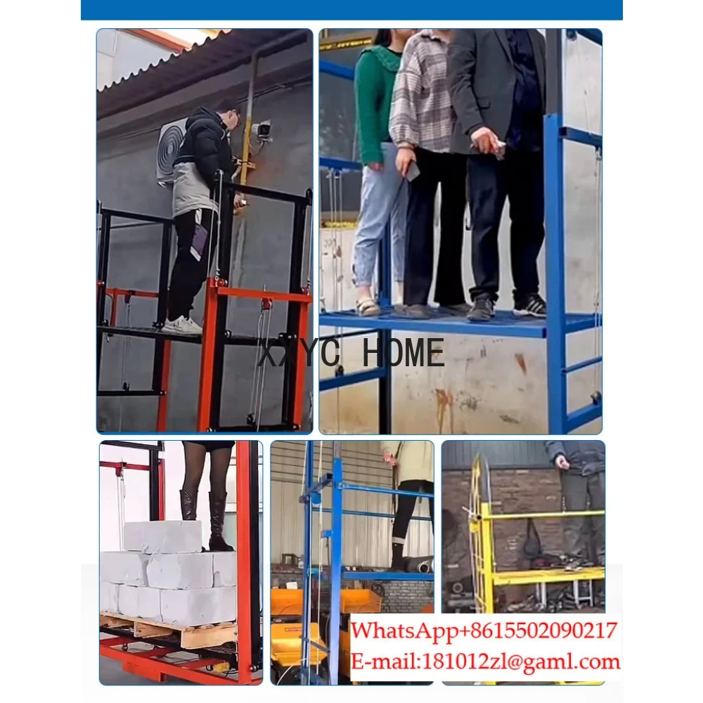 Electric Scaffolding Remote Lifting Mobile Folding Multifunctional Lifting Platform