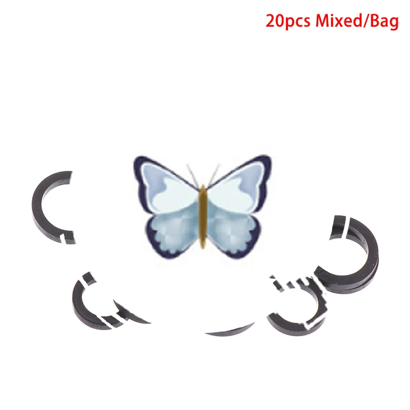 20Pcs Mixed Idle Wheel Belt Loop Pulley Rubber Ring For Cassette Deck Tape Recorder Audio-Stereo Player Rubber Rings 9mm-13mm