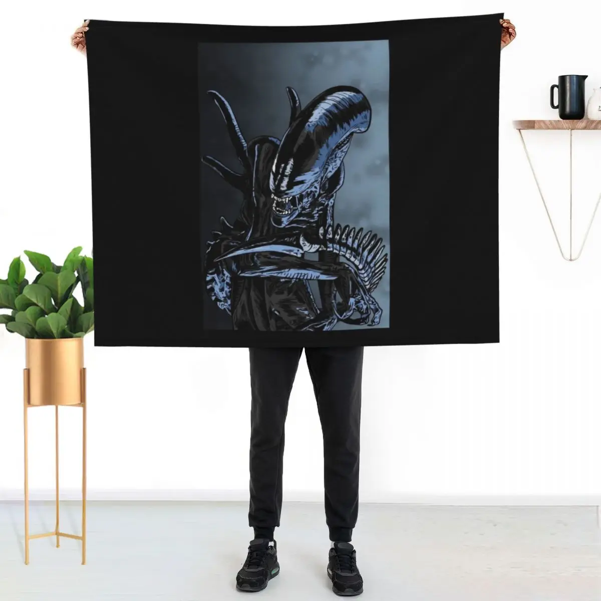 Xenomorph Throw Blanket Luxury St Extra Large Throw Soft Beds Thin Moving Blankets