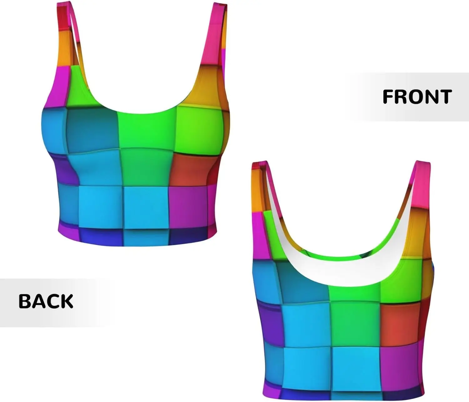 Reggiseni sportivi da donna Reggiseno da yoga con schiena scoperta Reggiseni sportivi da allenamento Canotta corta per sport Atletica Corsa Escursionismo Biker Yoga Palestra