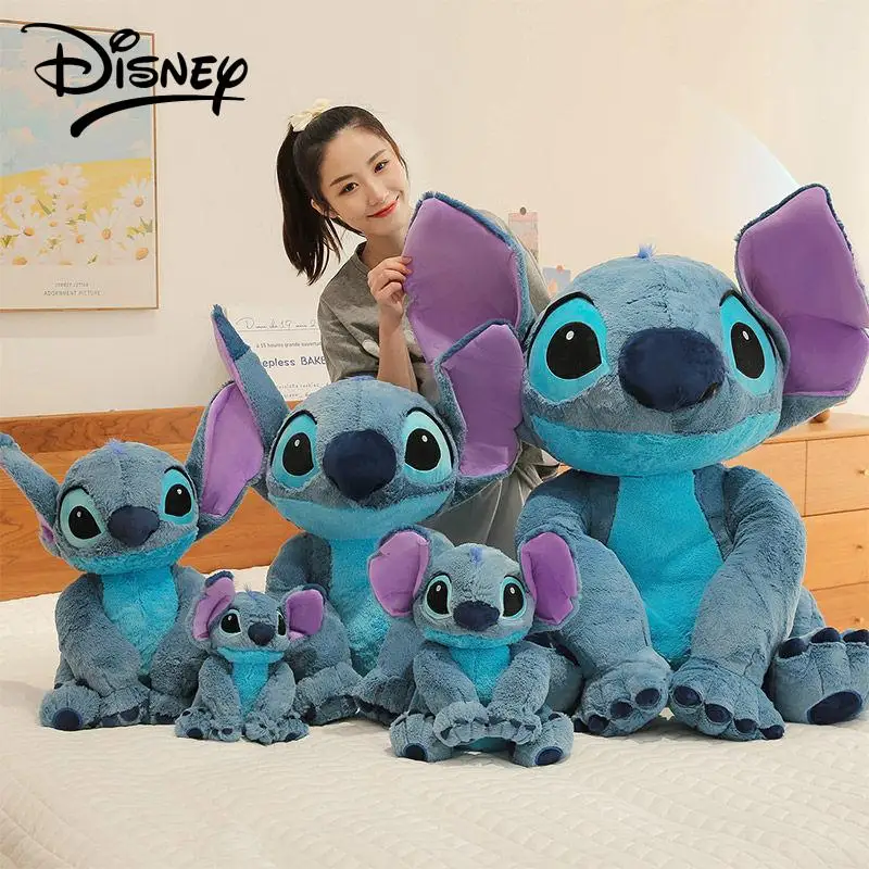 

45Cm Stitch Plush Doll Soft Child Pillow Kawaii Boy Model Toy Anime Cartoon Girl Dormitory Figure Decor Student Gift