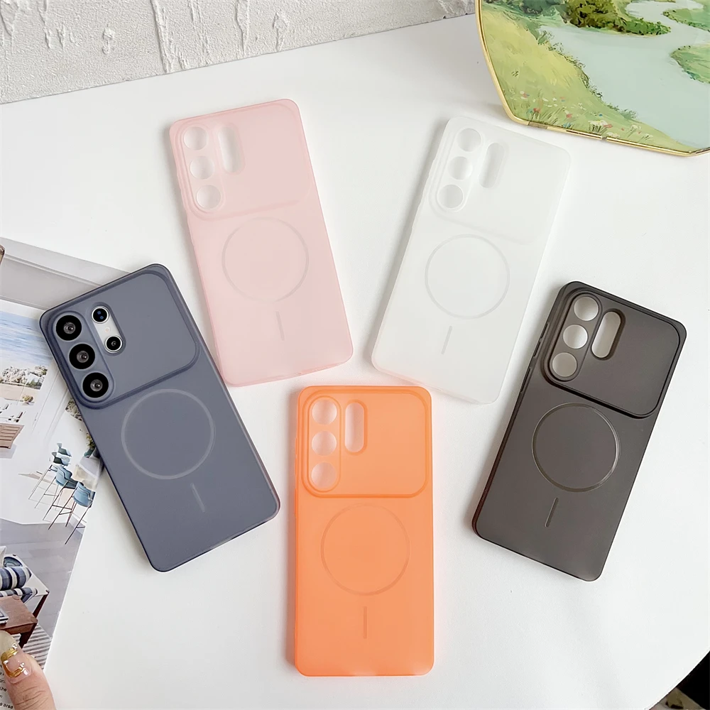 Trendy Slim Translucent Matte TPU Phone Case For Samsung Galaxy S26 Ultra S25 S24 Ultra Plus Skin-friendly Shockproof Back Cover