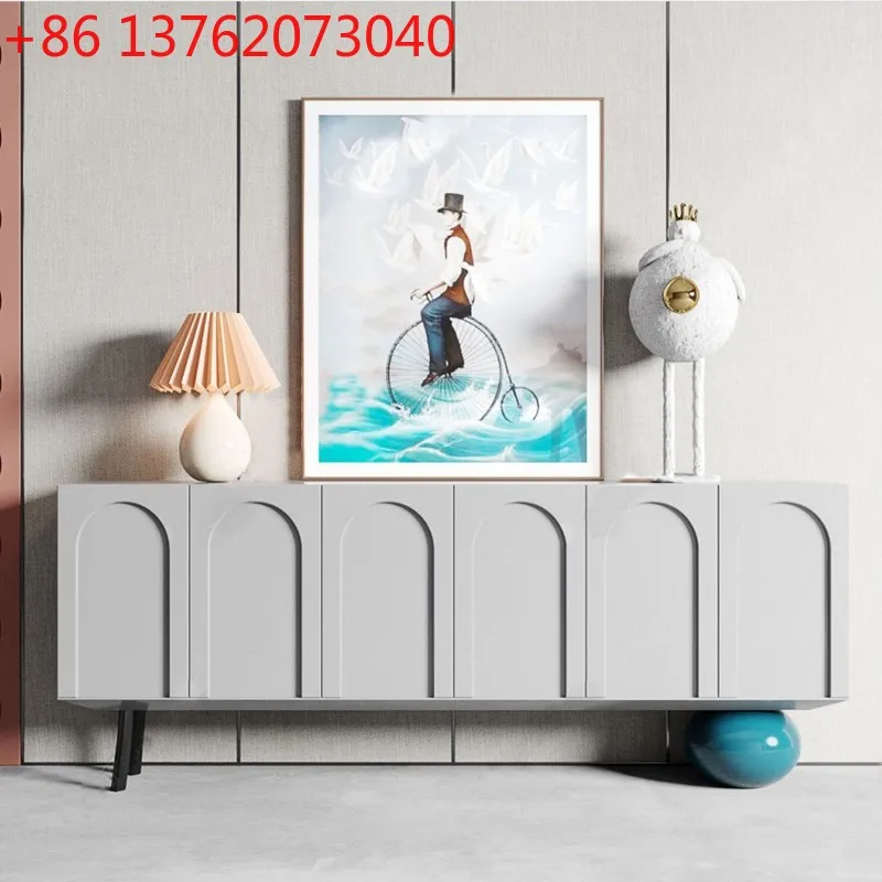 

Окрашенный шкаф для телевизора, современный простой шкаф для гостиной, украшение для творческой личности