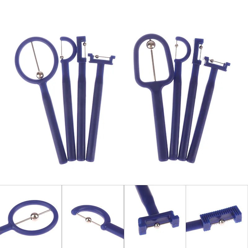 

5Pcs/Kit Oral Cavity Tongue Tip Exercise Tool Pronunciation Flexibility Recovery Training Child Adult Dentistry Nursing Material