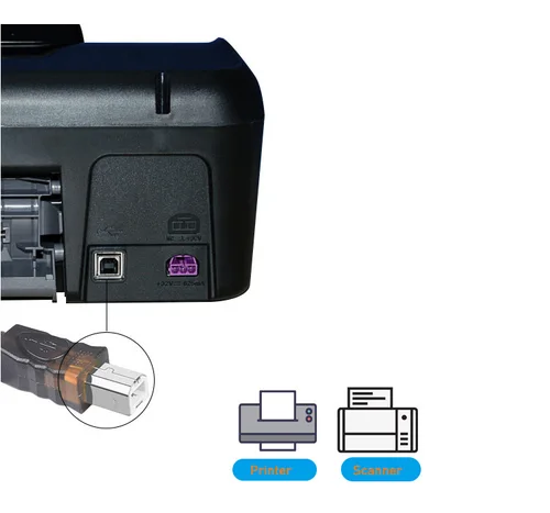 Imagen 2 del producto Cable de impresora USB 20M de largo cable de impresora USB 2,0 activo 10M 15M cable USB amplificador USB 2,0 A macho a B impresora de escáner macho