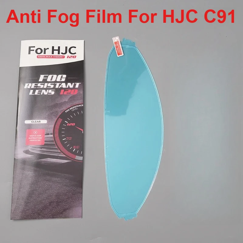 

Anti Fog Film For HJC C91 Insert Anti Fog Sticker Motorcycle Helmet Visor Lens Shield Motorcycle Accessories cascos para moto