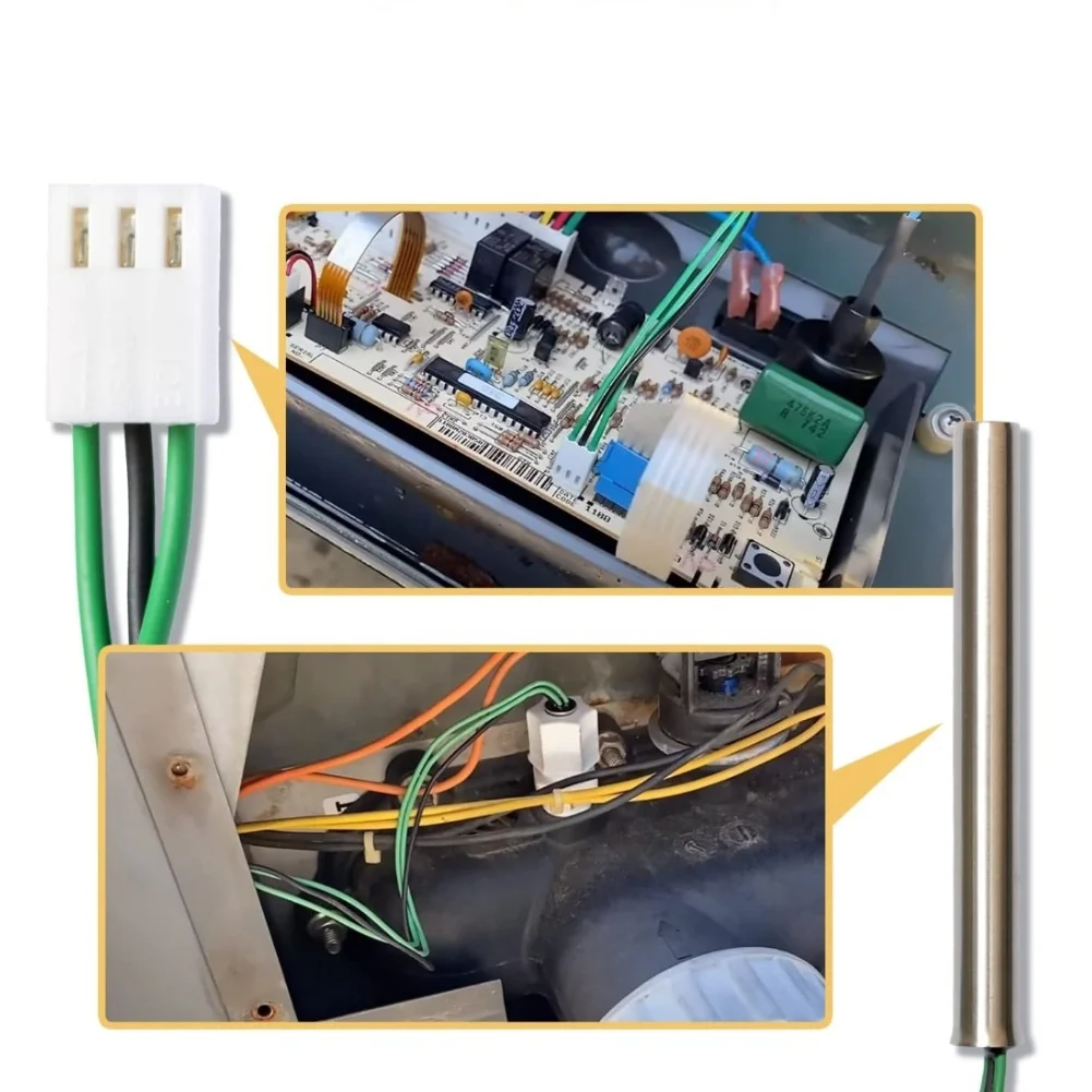 Temperature Sensor for Raypak 009577F Replacement Offering Robust Build and Compatibility with Various Heating Equipment