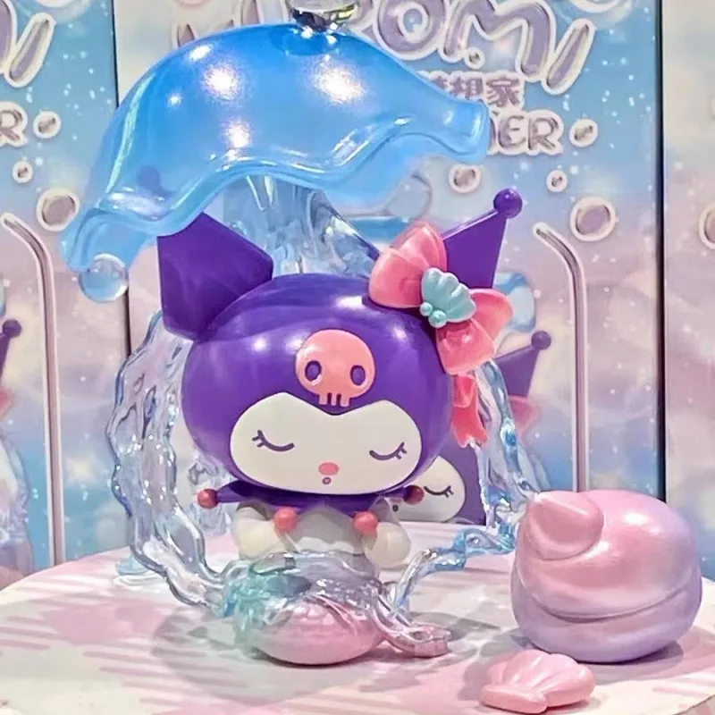 Sanrio kuromiブラインドボックス、ブラインドボックス、dreamerシリーズ、ミステリーサプライズボックス、フィギュアコレクション、PVCモデル、像人形、当てバッグ、ギフト玩具