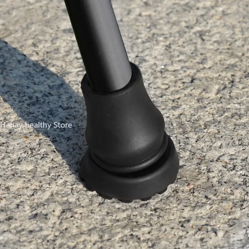 2pcs 16-22mm Antiskid Walking Stick Crutch Cane Bottom Pads Cover Protector Climbing Hiking Trekking Pole Tip