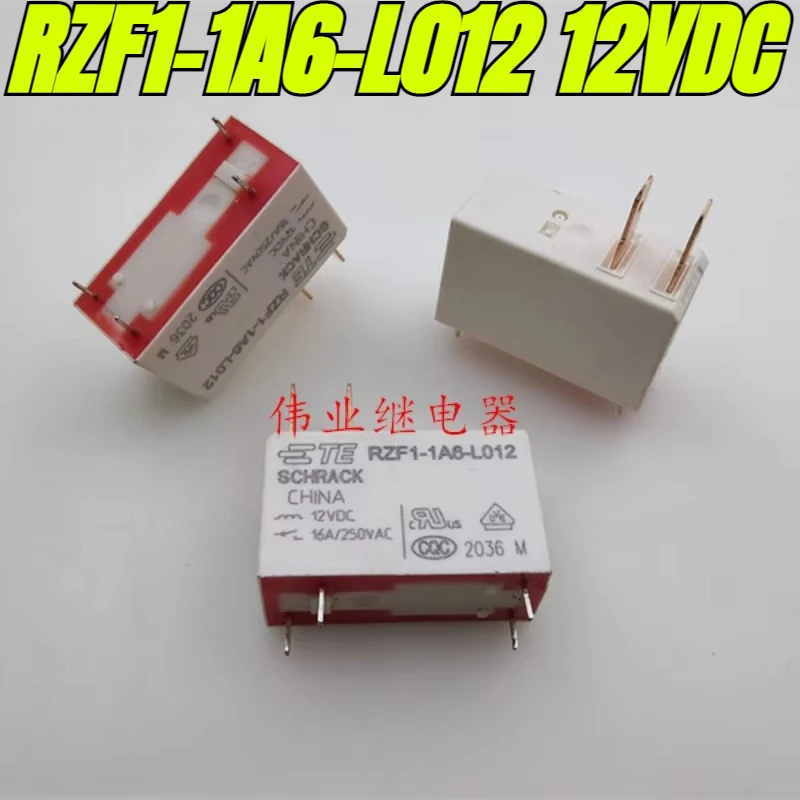 (العلامة التجارية الجديدة الأصلية) 1 قطعة/الوحدة 100% مرحل أصلي أصلي: RZF1-1A6-L012 12VDC 16A 4 دبابيس #1