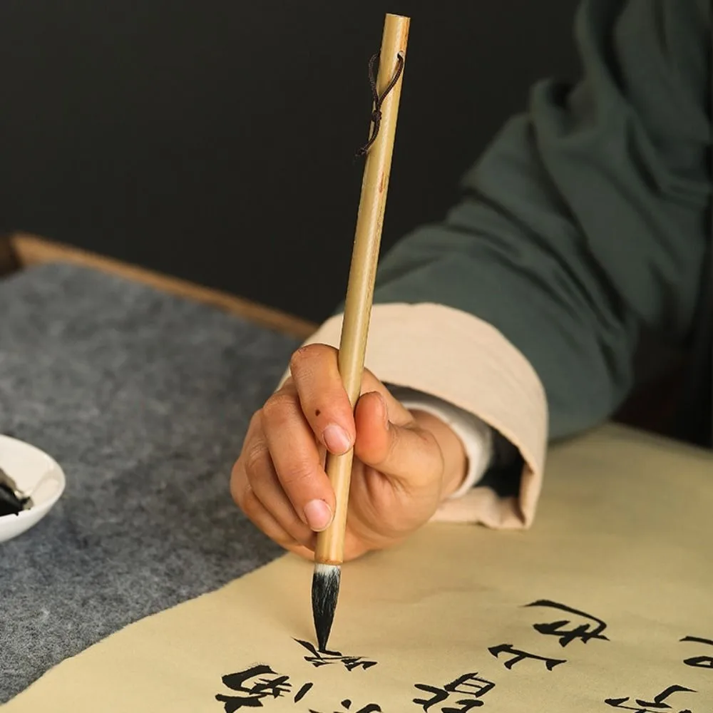 전통 중국 서예 브러시 유화 오일 수채화 성경 쓰기 브러시 늑대 머리 하이 엔드 아트 페인트 브러시