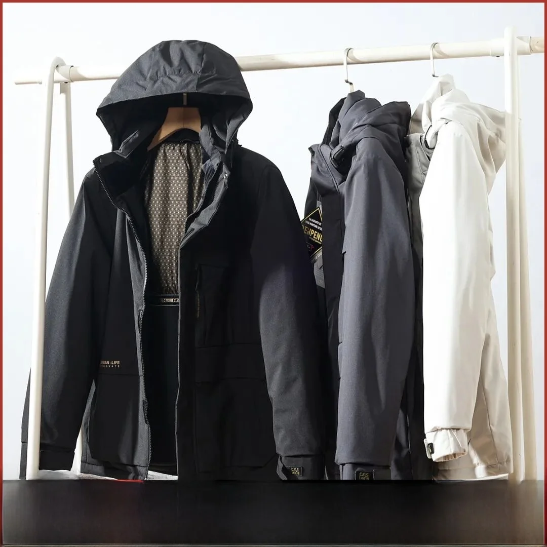 

Высококачественное функциональное мужское уличное хлопковое джатовое зимнее новое поступление, ветрозащитное водонепроницаемое пальто с капюшоном на подкладке