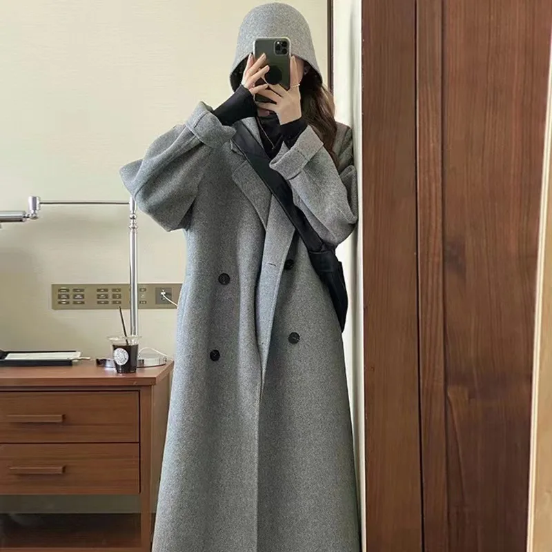 

Double Sided Cashmere Wool Coat for Women Wool Coat