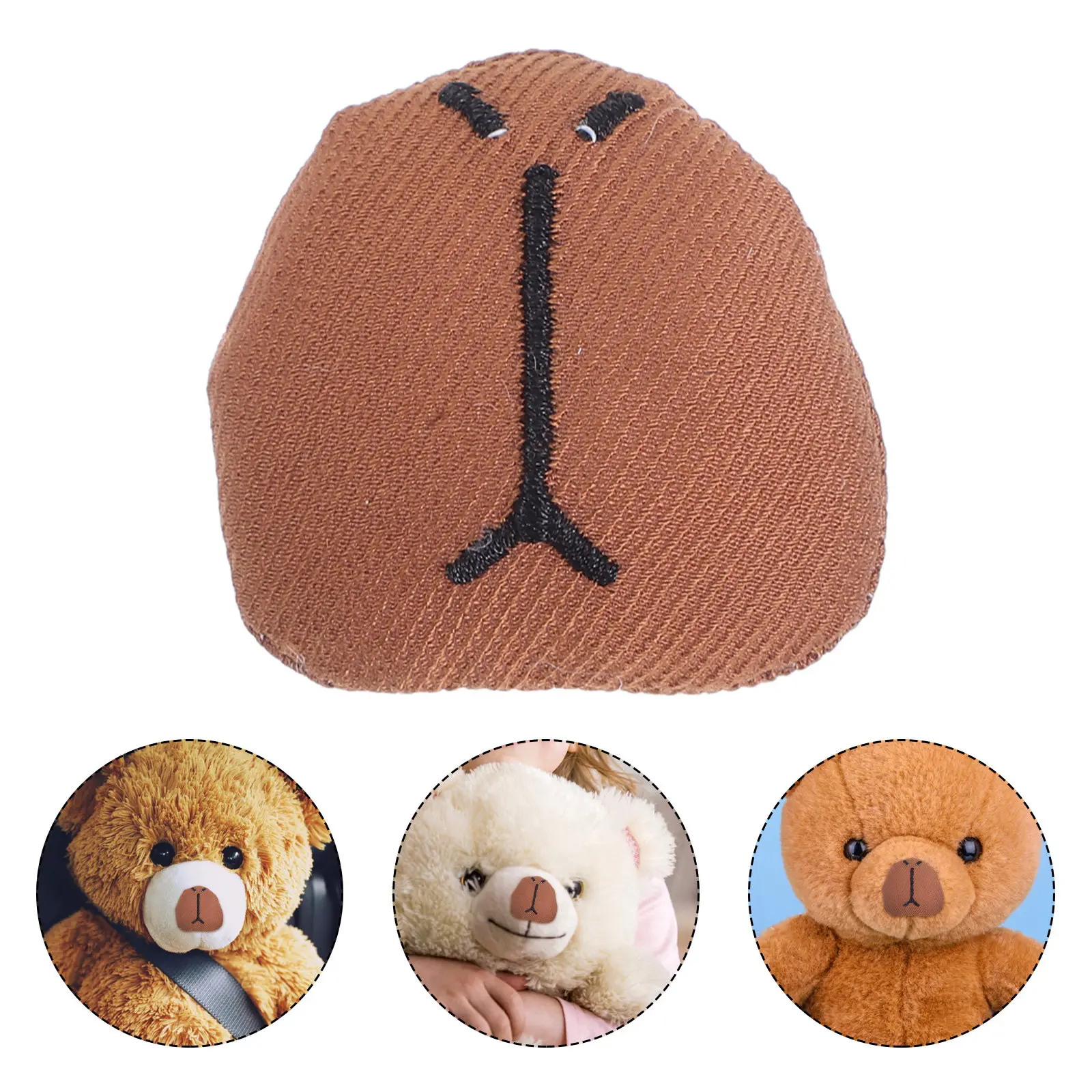 

20 шт. реалистичных носиков-пуговиц для игрушек, сменные носы для плюшевых мишек, для проектов DIY, вязания крючком и ремонта