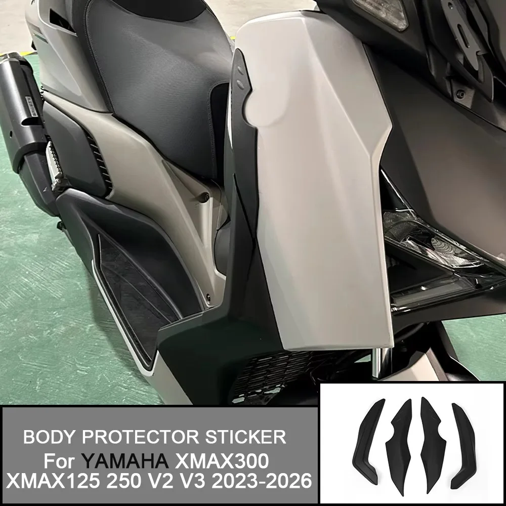 

For YAMAHA XMAX 125 2023 X-MAX300 XMAX300 2023 2024 2025 Motorcycle Body Protector Logo Sticker Anti-Scratch Strips Sticker