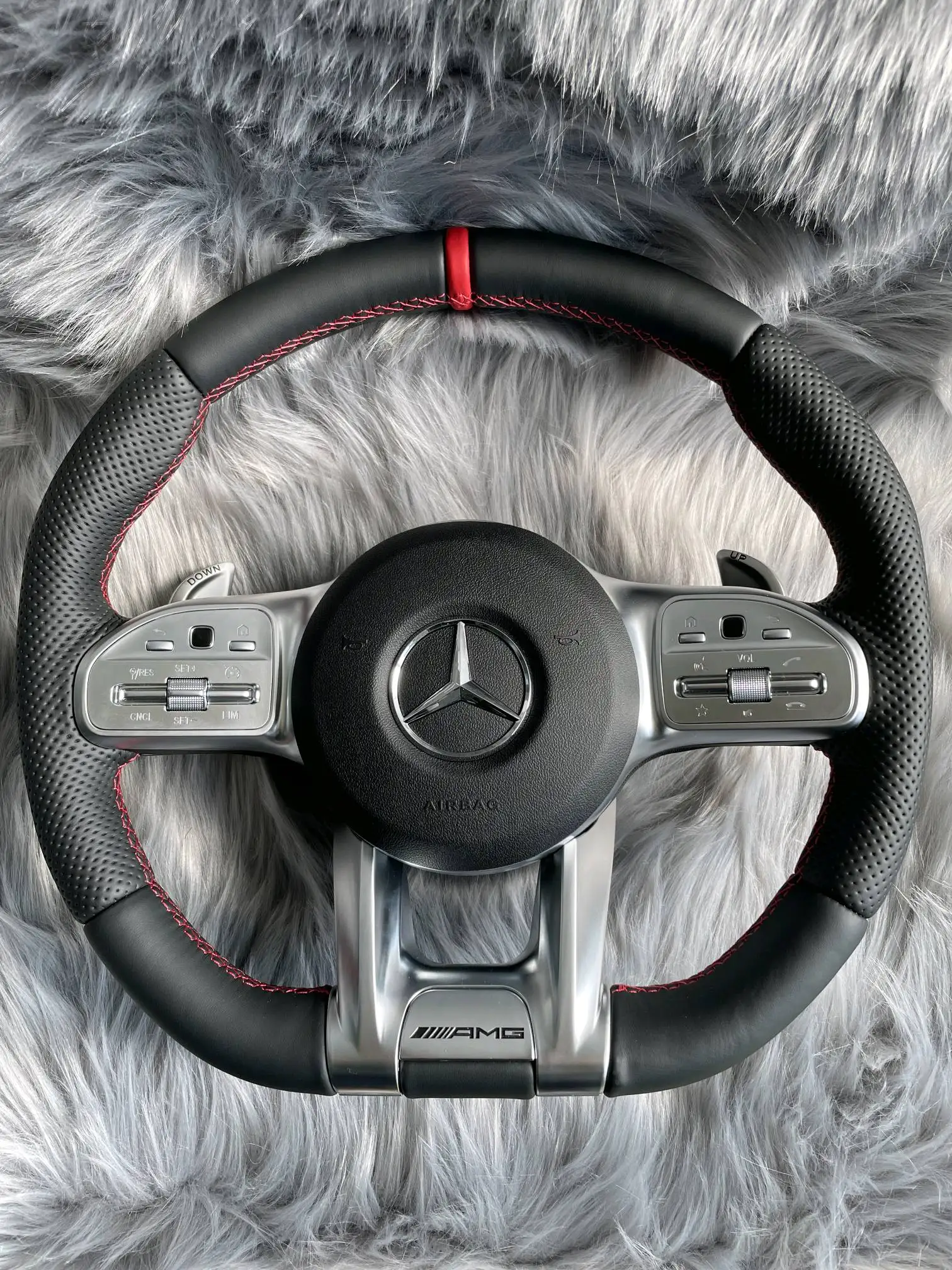 Luxury Steering Wheel car steering for Mercedes Benz GLC class AMG model steering