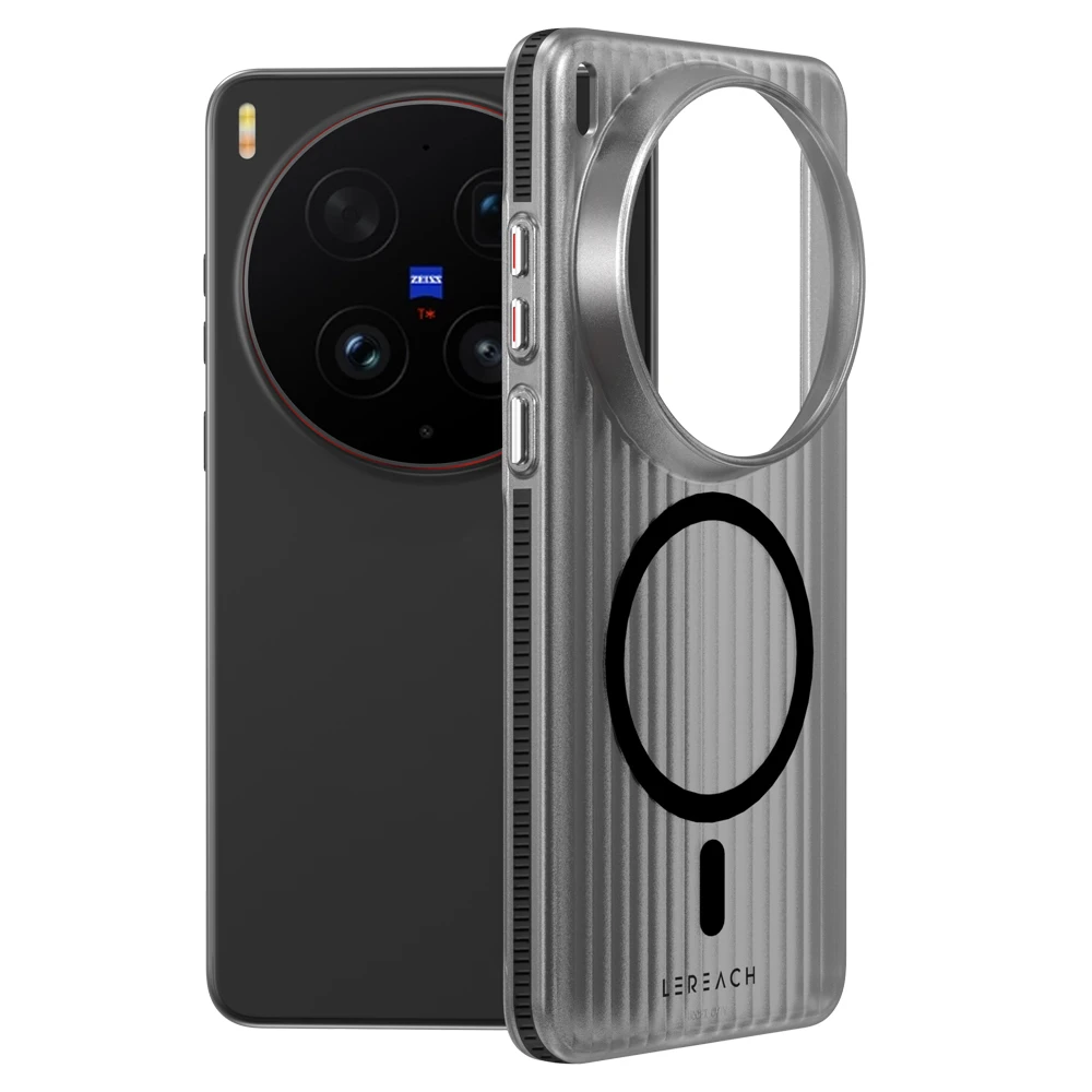 

Чехол LeReach для Vivo X300 Ultra 5G TOC ICICLE с многофункциональными светоотражающими элементами, магнитной защитой и матовой отделкой на микронном уровне