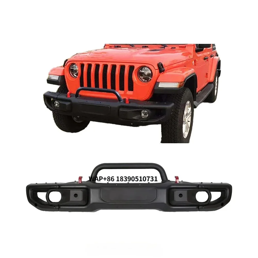 

Steel JL 10th anniversary front Bumper for Wrangler 2018+ with/without U Bar with/without Rador Hole Wrangler Accessories