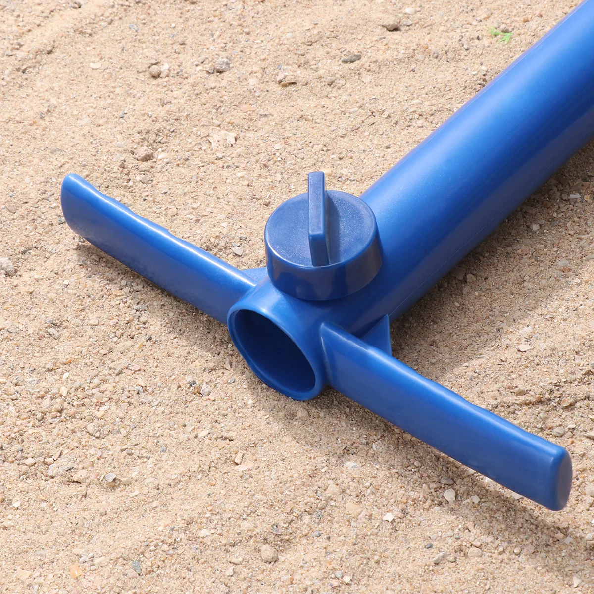 BESTOMZ Beach Umbrella Anchor Sand Stand Universal Sand Grabber Spike Holder (Blue) Beach Umbrella