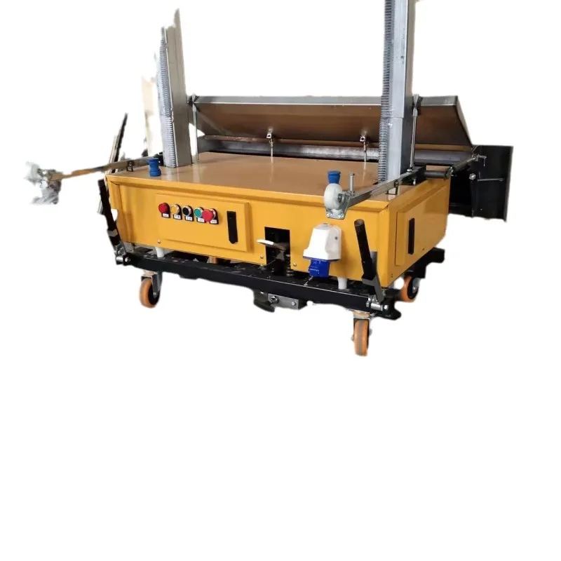 

For Sale Wall Screeding Plaster Machine cement automatic plastering machine China Supplier concrete wall making machine