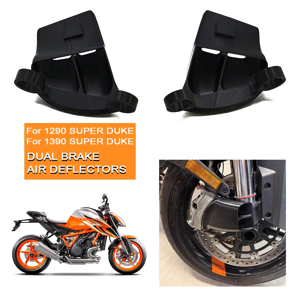 

Motorcycle Dual Brake Air Deflectors For 1290 Super Duke 1390 Super Duke Brake Disc Air Vents Cooling Ducts Bracket Caliper Cool