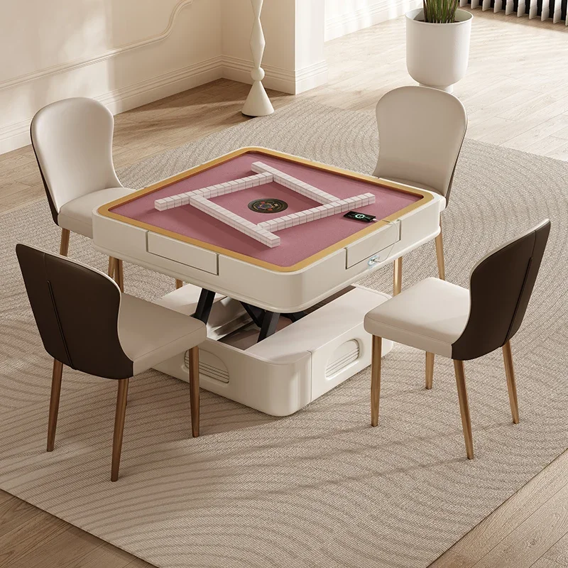 Dining room furniture mahjong table machine automatic coffee table dining table integrated dual-purpose multi-function lift