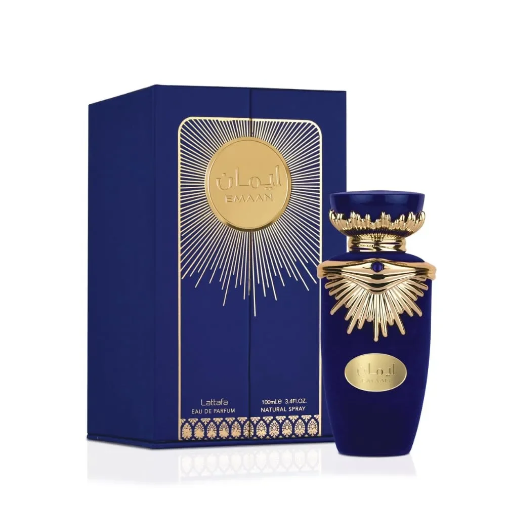 Lattafa Sakeena Haya Emaan Juego de perfume 3.4 oz Floral Amber Musk Fragancia de mujer de larga duración, ideal regalo navideño para Navidad