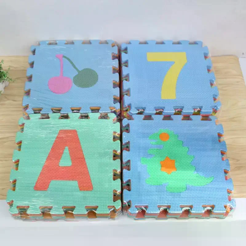 แผ่นรองคลานสำหรับเด็กเล็ก ทำจา - Number Puzzle Foam บทวิจารณ์และราคา